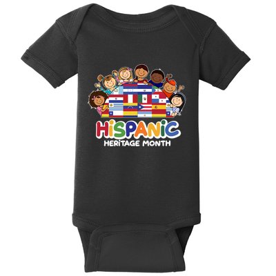 Cute Hispanic Heritage Month Baby Bodysuit