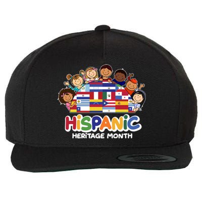 Cute Hispanic Heritage Month Wool Snapback Cap