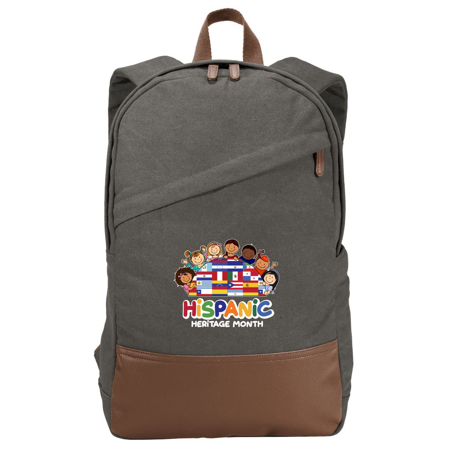 Cute Hispanic Heritage Month Cotton Canvas Backpack