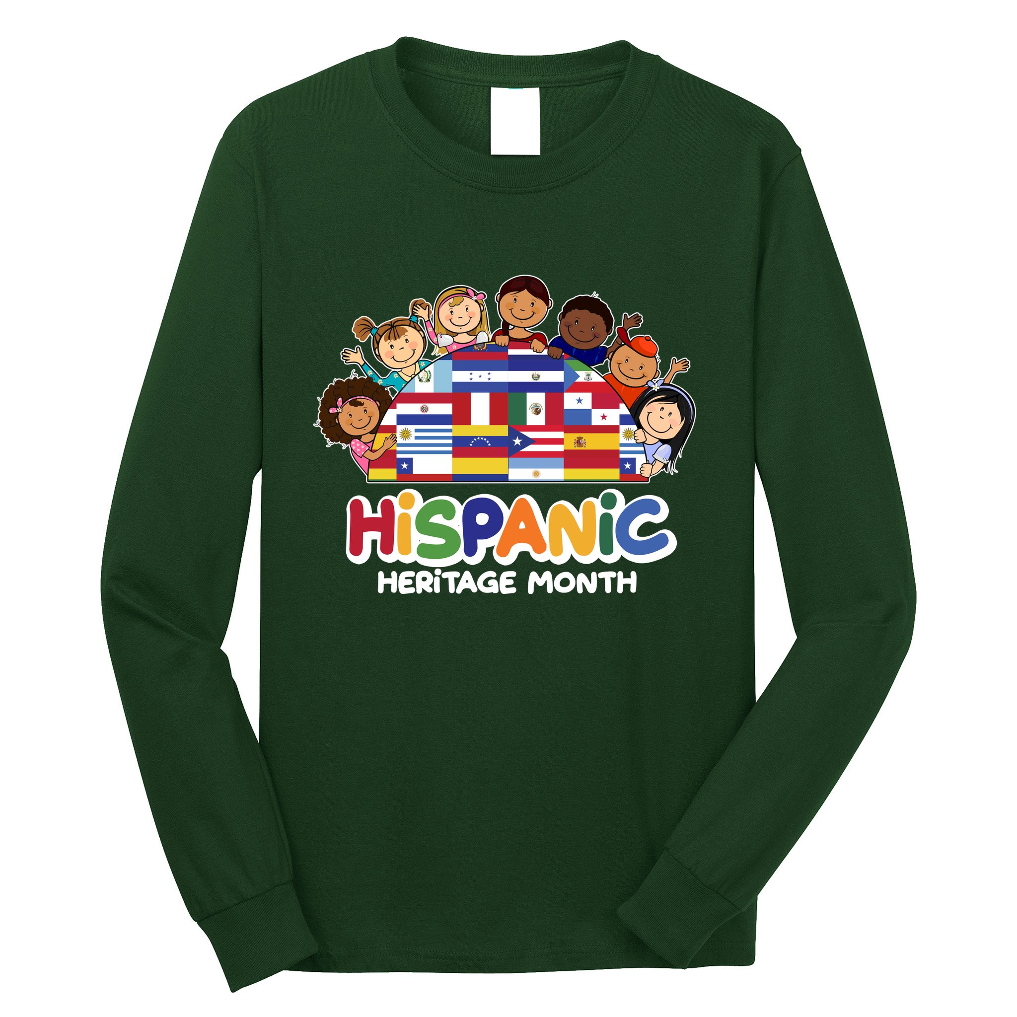 Cute Hispanic Heritage Month Long Sleeve Shirt
