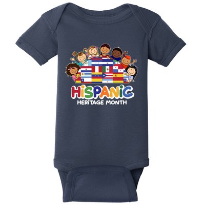 Cute Hispanic Heritage Month Baby Bodysuit