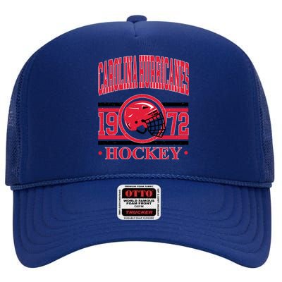 Carolina Hurricanes Hockey Team Supporter High Crown Mesh Back Trucker Hat