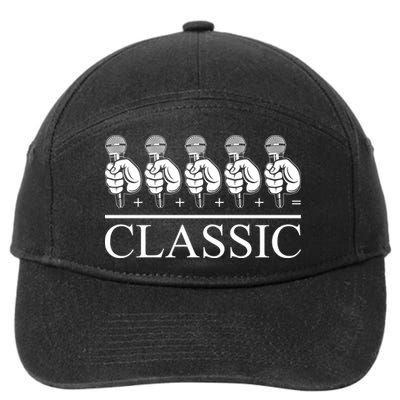 Classic Hip Hop Mic 7-Panel Snapback Hat
