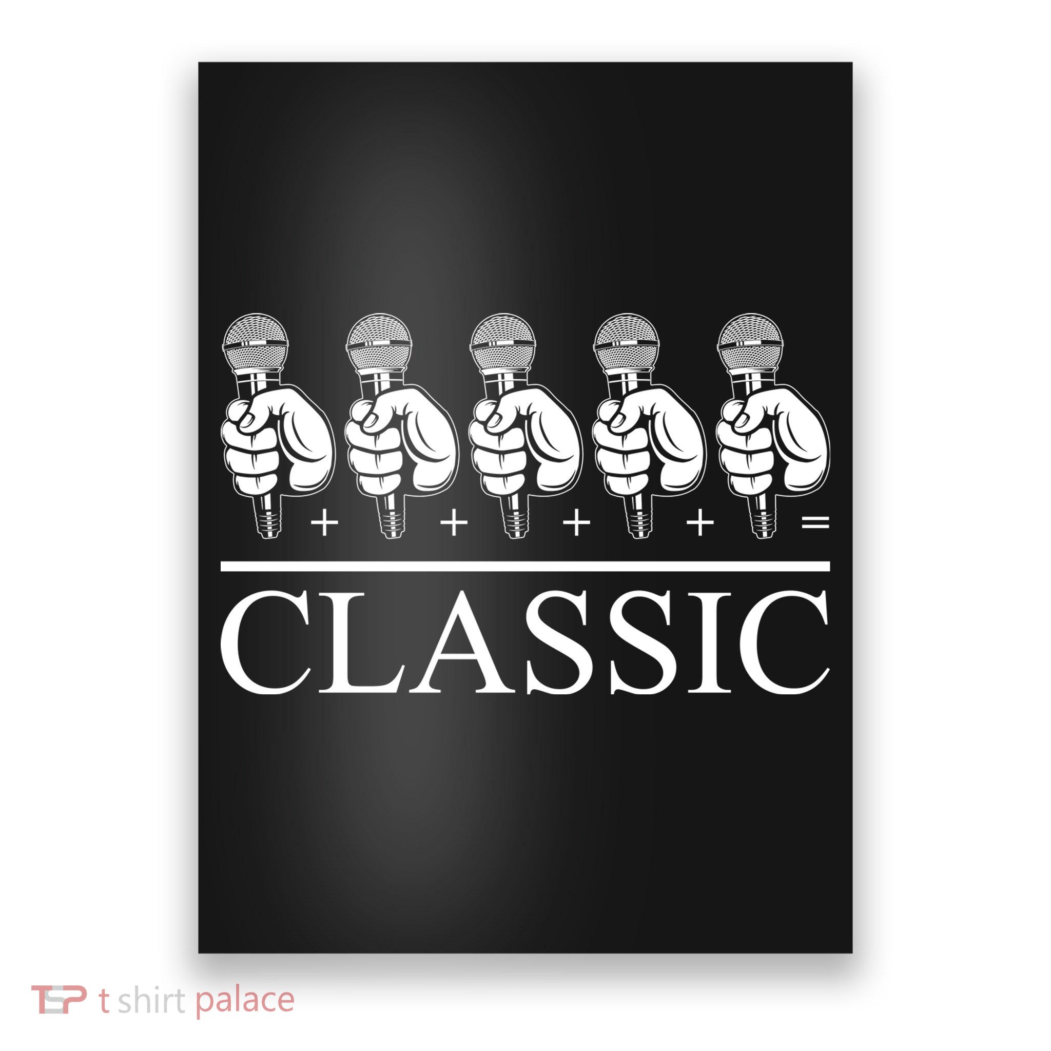 Classic Hip Hop Mic Poster