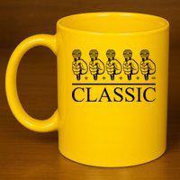 Classic Hip Hop Mic 11oz C Handle Ceramic Mug
