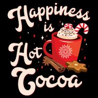 Cute Holiday Happiness Is Hot Cocoa Hot Chocolate Youth Performance Sprint T-Shirt