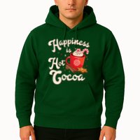 Cute Holiday Happiness Is Hot Cocoa Hot Chocolate Hoodie