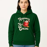 Cute Holiday Happiness Is Hot Cocoa Hot Chocolate Hoodie