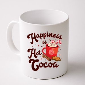 Cute Holiday Happiness Is Hot Cocoa Hot Chocolate Coffee Mug