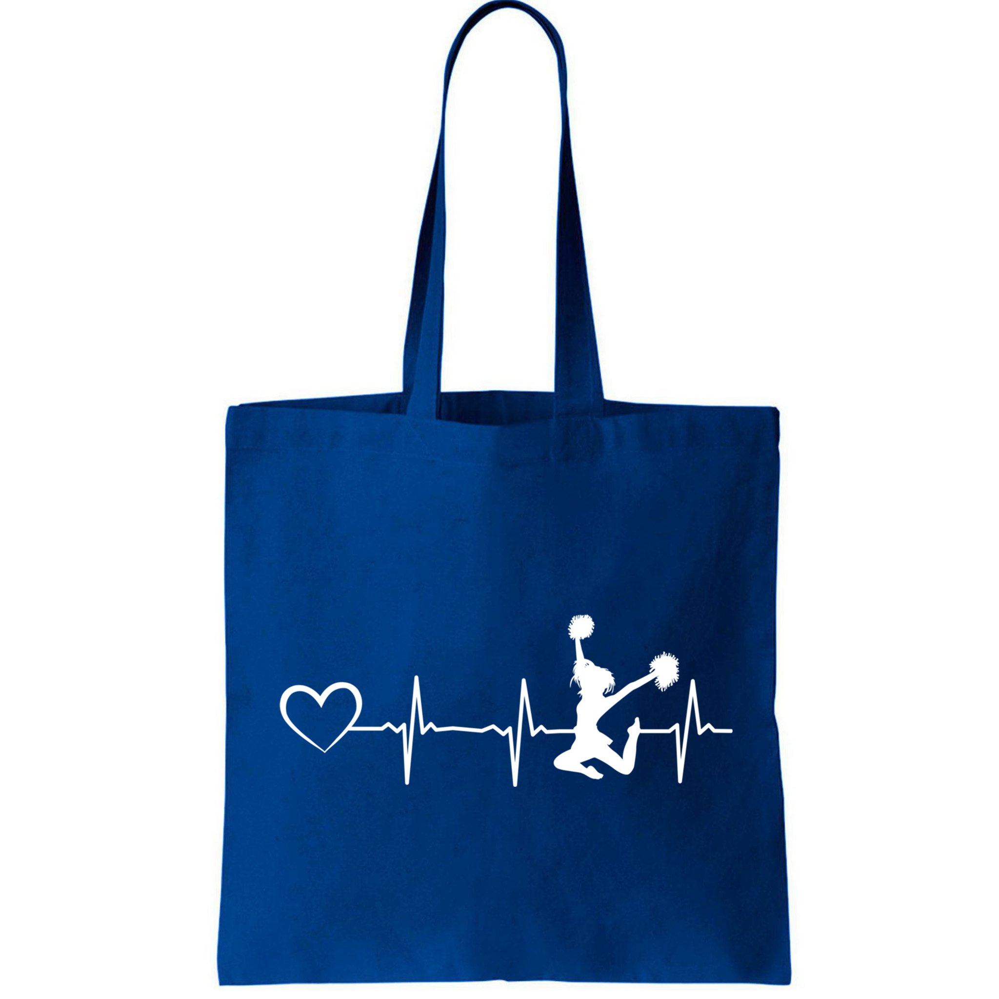 Cheerleading Heartbeat Heart Cheerleader Sports Cheerleading Meaningful Gift Bag