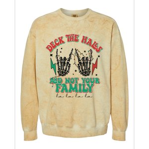 Christmas Happy Holidays Funny Christmas Family Colorblast Crewneck Sweatshirt