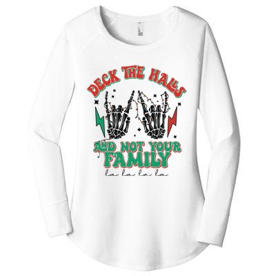 Christmas Happy Holidays Funny Christmas Family Women's Perfect Tri Tunic Long Sleeve Shirt