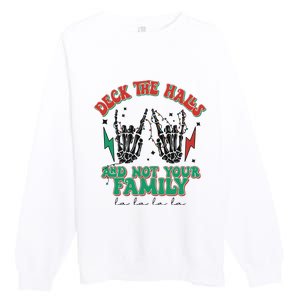 Christmas Happy Holidays Funny Christmas Family Premium Crewneck Sweatshirt