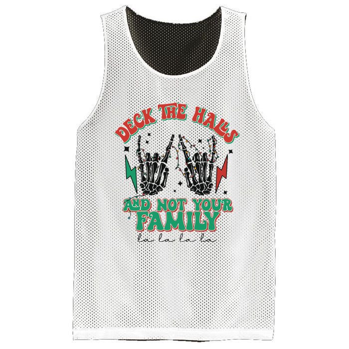 Christmas Happy Holidays Funny Christmas Family Mesh Reversible Basketball Jersey Tank