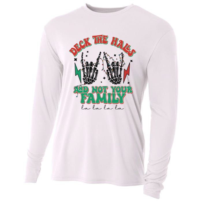 Christmas Happy Holidays Funny Christmas Family Cooling Performance Long Sleeve Crew