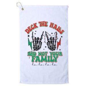 Christmas Happy Holidays Funny Christmas Family Platinum Collection Golf Towel