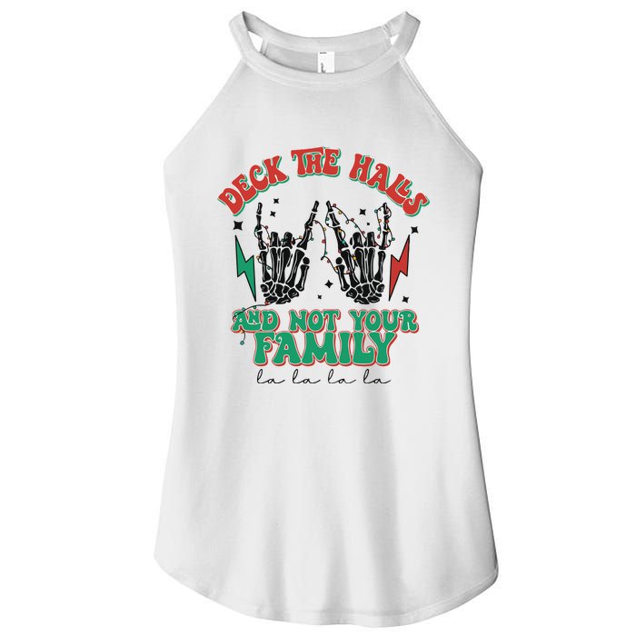 Christmas Happy Holidays Funny Christmas Family Women's Perfect Tri Rocker Tank