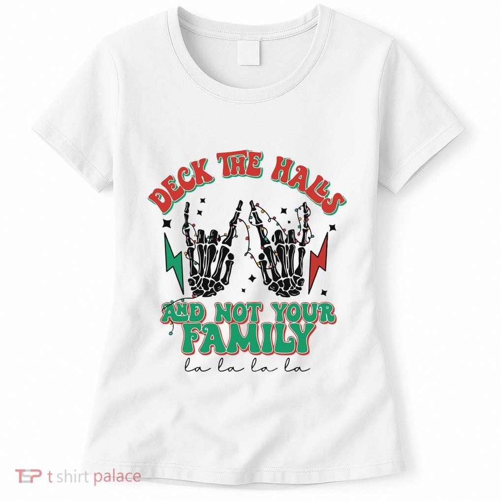 Christmas Happy Holidays Funny Christmas Family Womens T-Shirt