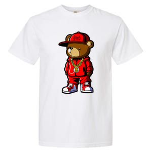 Cute Hip Hop Teddy Bear Garment-Dyed Heavyweight T-Shirt