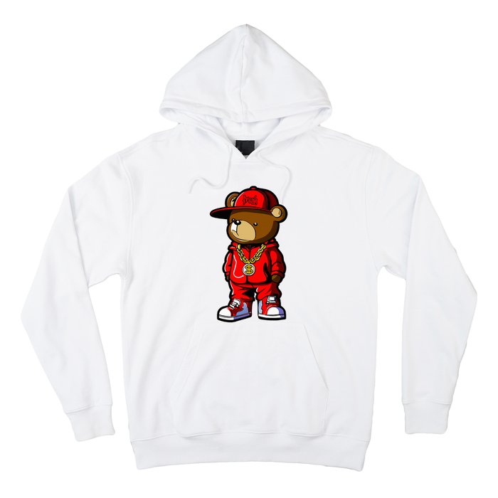 Cute Hip Hop Teddy Bear Hoodie