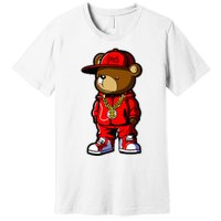 Cute Hip Hop Teddy Bear Premium T-Shirt