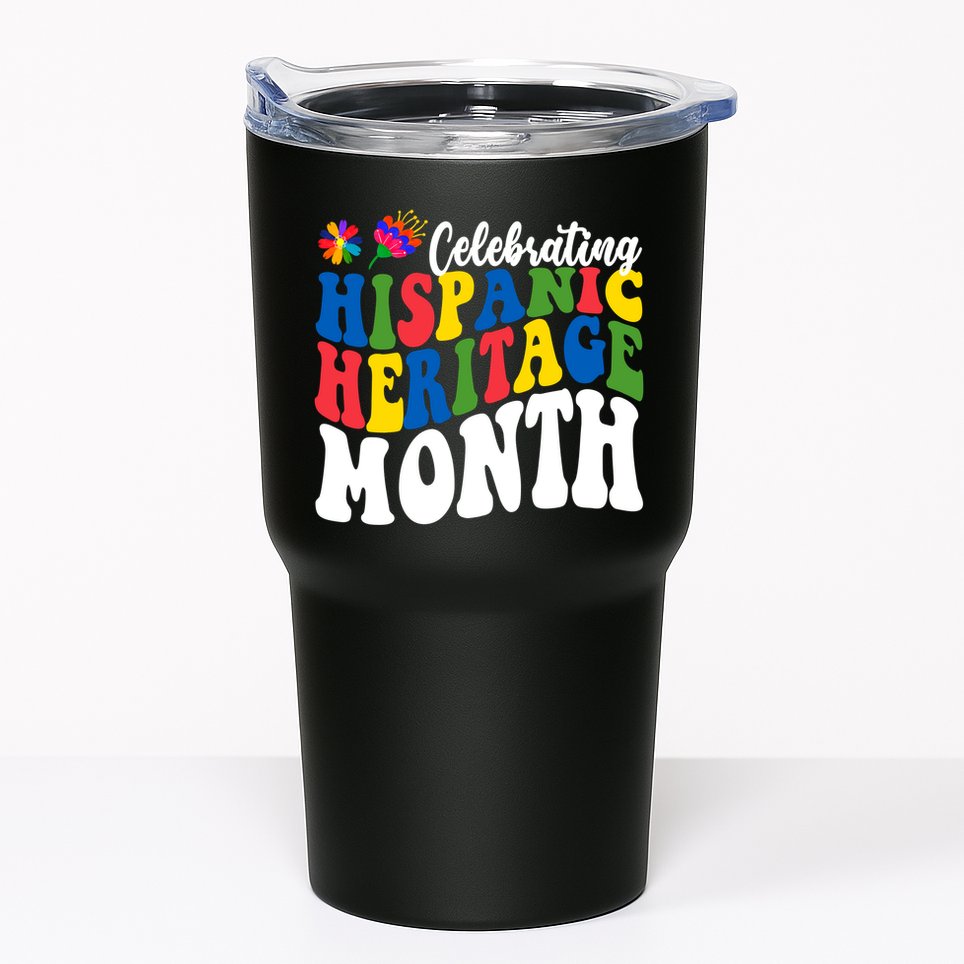Celebrating Hispanic Heritage Month Colorful Tumbler