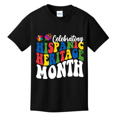 Celebrating Hispanic Heritage Month Colorful Kids T-Shirt