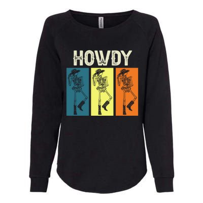 Cow Howdy Horse Rider Western Cool Derby Horse Racing Gift Womens California Wash Sweatshirt