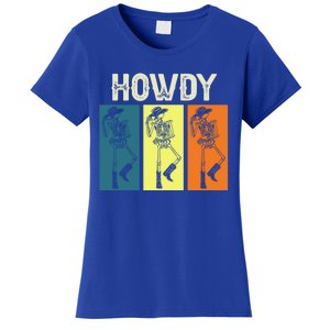 Cow Howdy Horse Rider Western Cool Derby Horse Racing Gift Women's T-Shirt