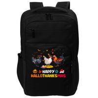 Chicken Halloween Happy Hallothanksmas Autumn Thanksgiving Impact Tech Backpack