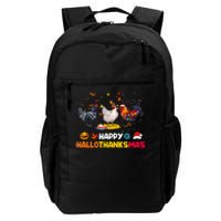 Chicken Halloween Happy Hallothanksmas Autumn Thanksgiving Daily Commute Backpack