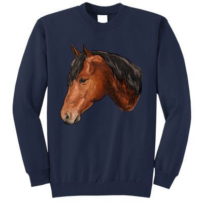 Cute Horse Head Tall Sweatshirt