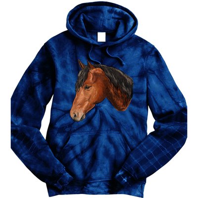 Cute Horse Head Tie Dye Hoodie