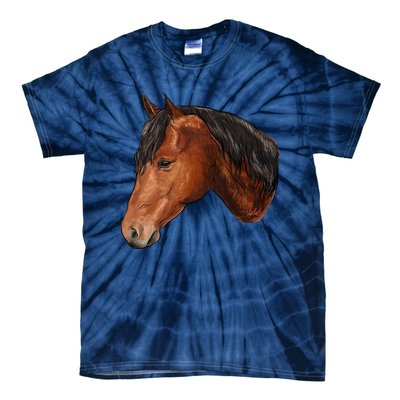 Cute Horse Head Tie-Dye T-Shirt