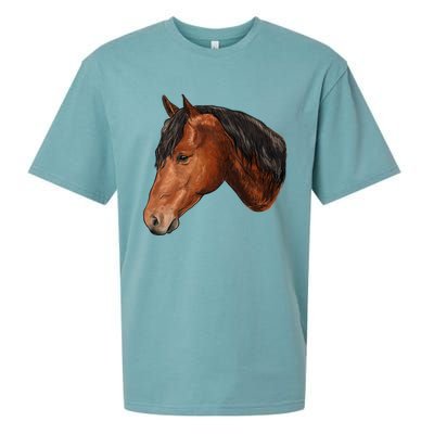 Cute Horse Head Sueded Cloud Jersey T-Shirt