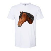 Cute Horse Head Softstyle CVC T-Shirt