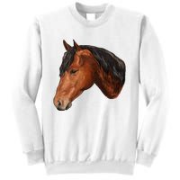 Cute Horse Head Sweatshirt