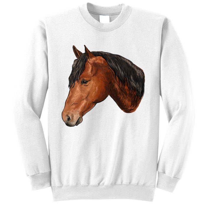 Cute Horse Head Sweatshirt