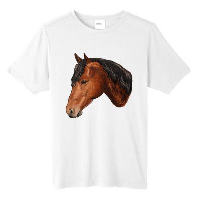 Cute Horse Head Tall Fusion ChromaSoft Performance T-Shirt