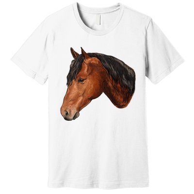 Cute Horse Head Premium T-Shirt