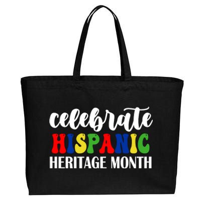 Celebrate Hispanic Heritage Month Cotton Canvas Jumbo Tote