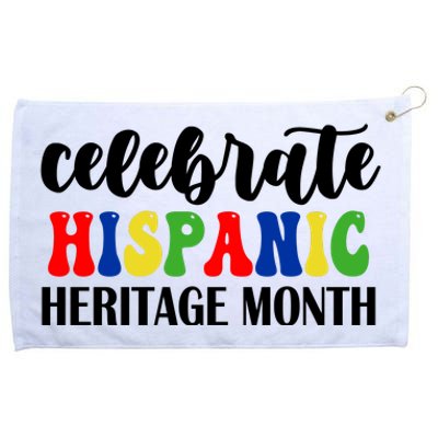 Celebrate Hispanic Heritage Month Grommeted Golf Towel