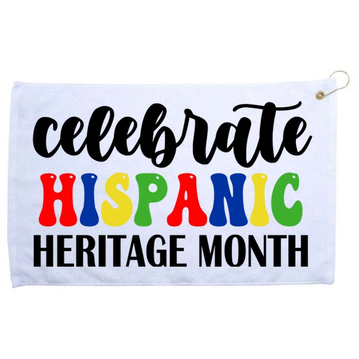 Celebrate Hispanic Heritage Month Grommeted Golf Towel