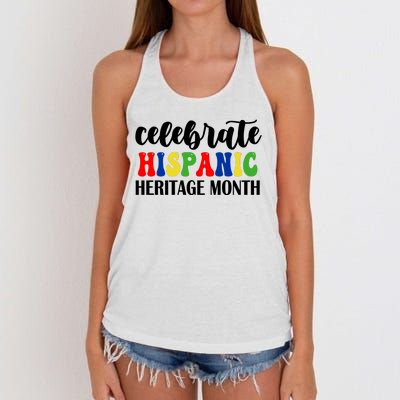 Celebrate Hispanic Heritage Month Women's Knotted Racerback Tank