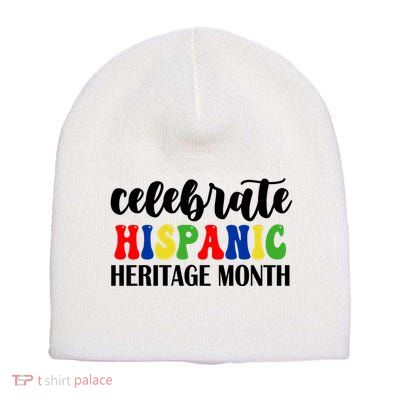 Celebrate Hispanic Heritage Month Short Acrylic Beanie