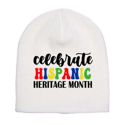 Celebrate Hispanic Heritage Month Short Acrylic Beanie