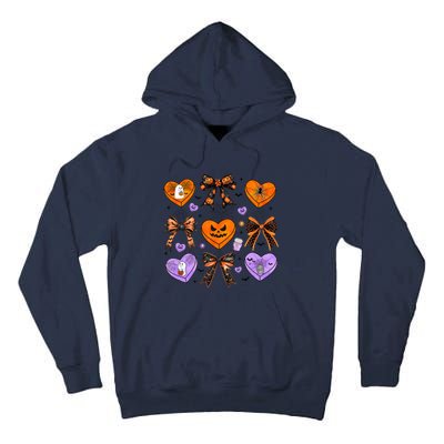 Candy Hearts Halloween Pumpkin Spooky Tall Hoodie