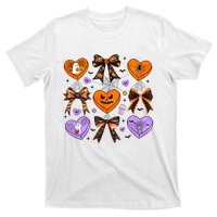 Candy Hearts Halloween Pumpkin Spooky T-Shirt