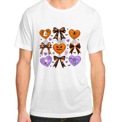 Candy Hearts Halloween Pumpkin Spooky Adult ChromaSoft Performance T-Shirt