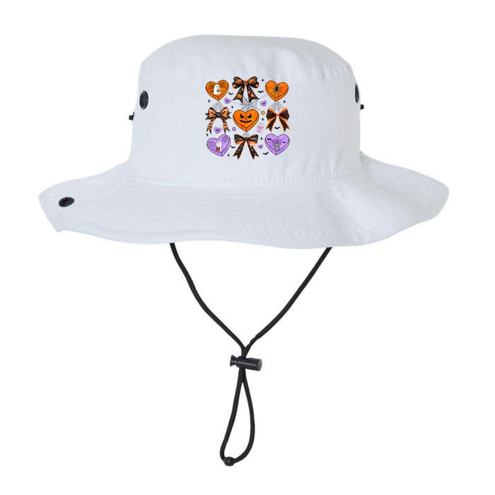 Candy Hearts Halloween Pumpkin Spooky Legacy Cool Fit Booney Bucket Hat